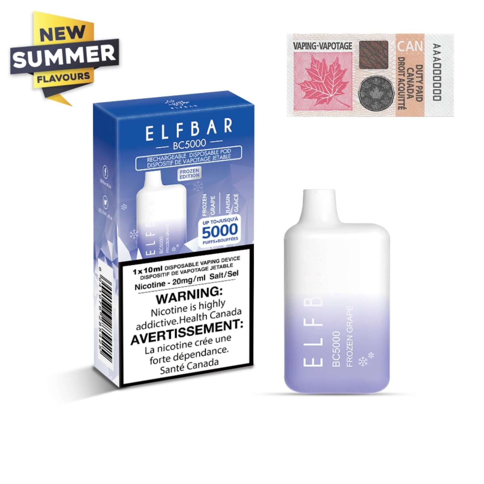 Elf Bar BC5000 Grape Ice