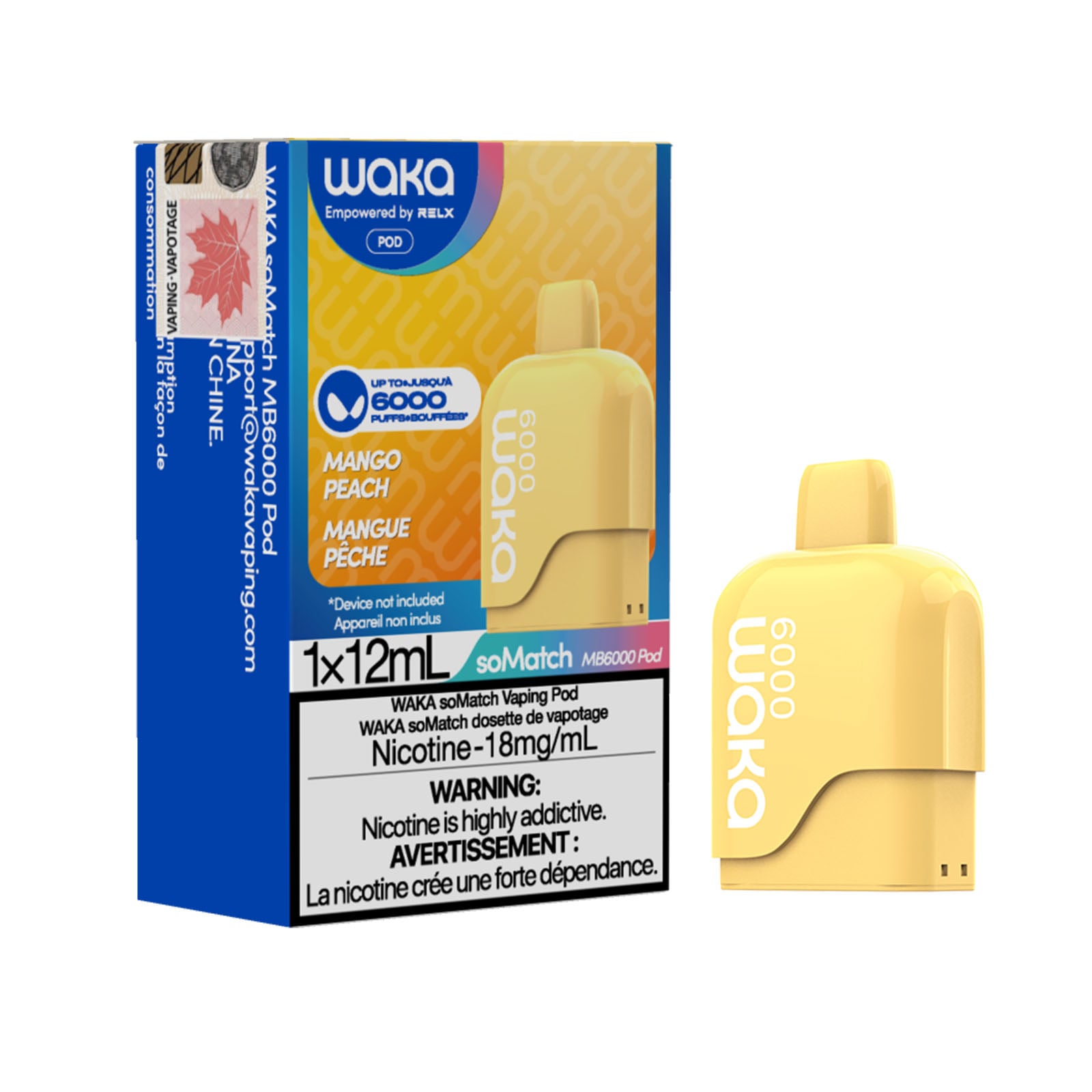 Waka SoMatch MB6000 Mango Peach